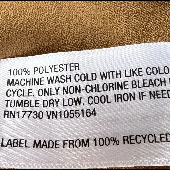 Women's New High Rise Tie Front Paper Bag Waist Dress Pants XS NWT - Picture 5 of 6